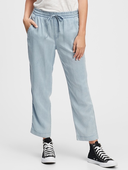 Gap Easy Straight Pull-On Pants With Washwell