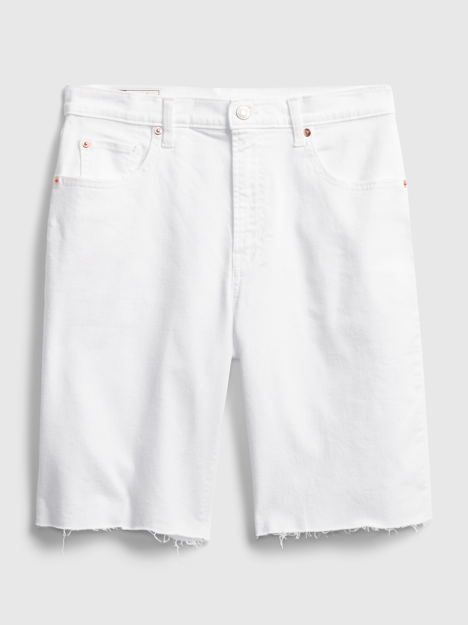 9'' High Rise Denim Bermuda Shorts With Washwellâ¢ | Gap