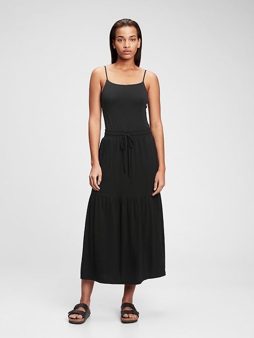 Image number 3 showing, Tiered Midi Skirt
