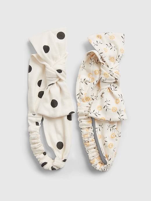 Image number 1 showing, Baby Organic Cotton Headband (2-Pack)