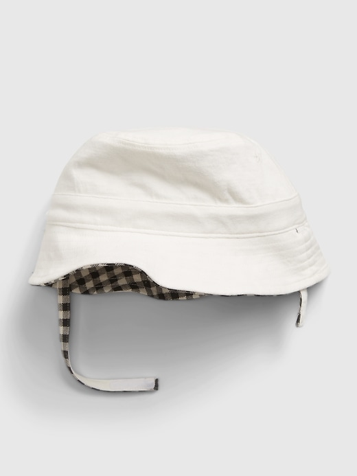 Image number 2 showing, Baby 100% Organic Cotton Reversible Bucket Hat
