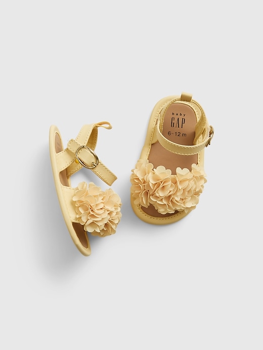 View large product image 1 of 1. Baby 3D Floral Sandals