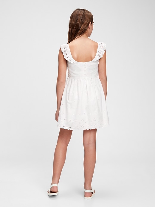 Image number 2 showing, Kids Eyelet Dress