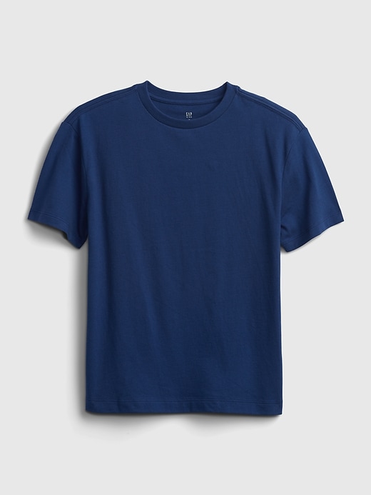 1 of 8 showing, with the color deep cobalt of product Kids Gen Good T-Shirt