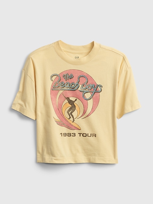 2 of 8 showing, with the color beach boys yellow of product Teen &#124 Band Graphic T-Shirt
