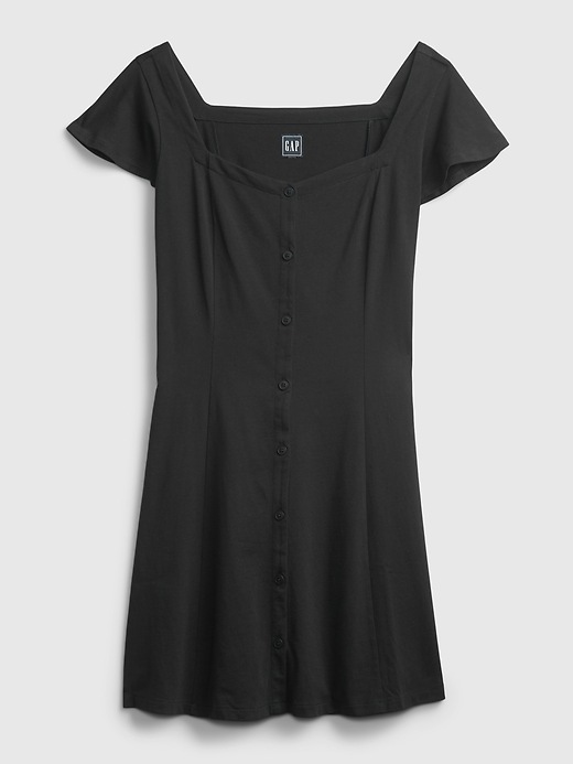Image number 8 showing, Button-Front Flare Dress