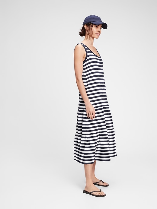 Image number 9 showing, Sleeveless Tiered Maxi Dress