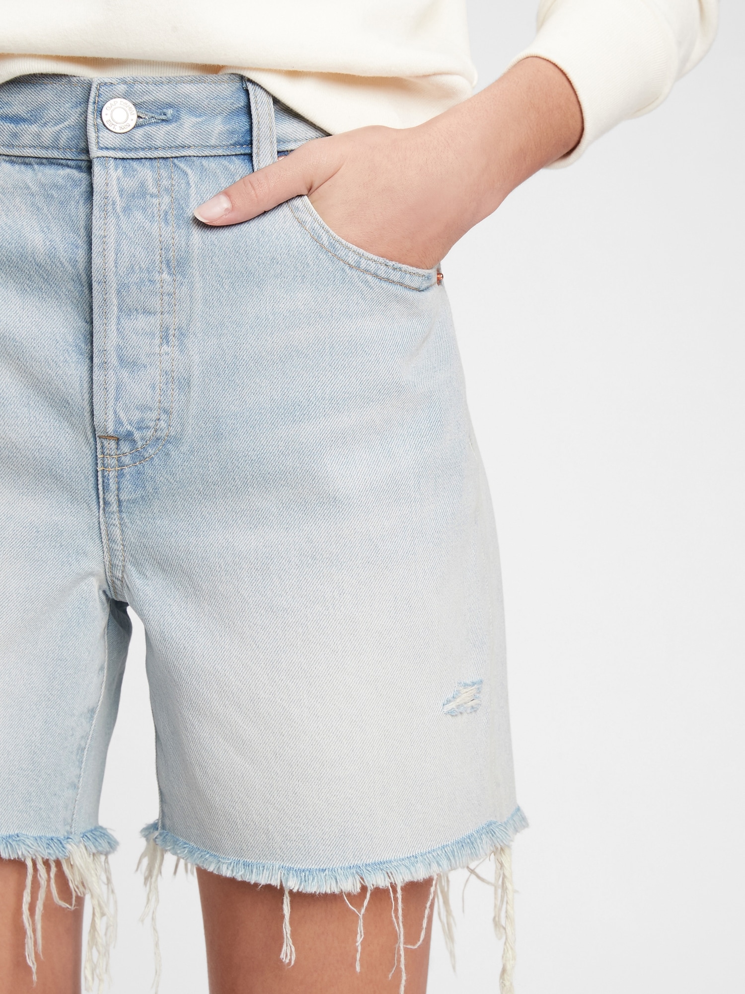 boyfriend shorts gap