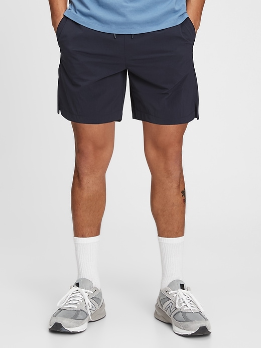 1 of 8 showing, with the color new classic navy of product 6" Swim Trunks