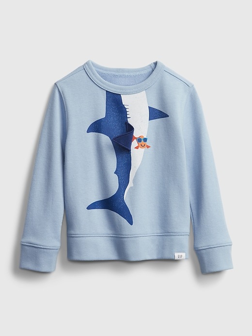 【CPGN STUDIO】Shark Summer  Stopper Sweatshirt Unisex-Cartoon-Shark-Sweater-