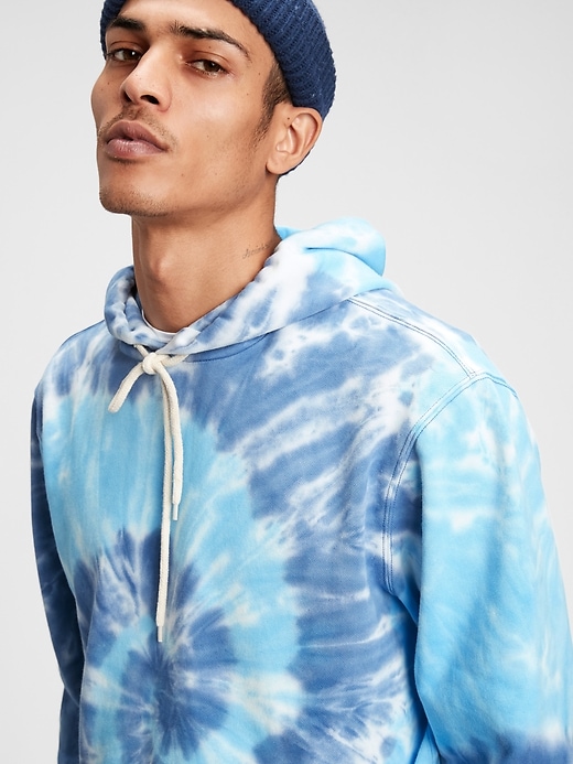 Image number 5 showing, French Terry Tie-Dye Hoodie