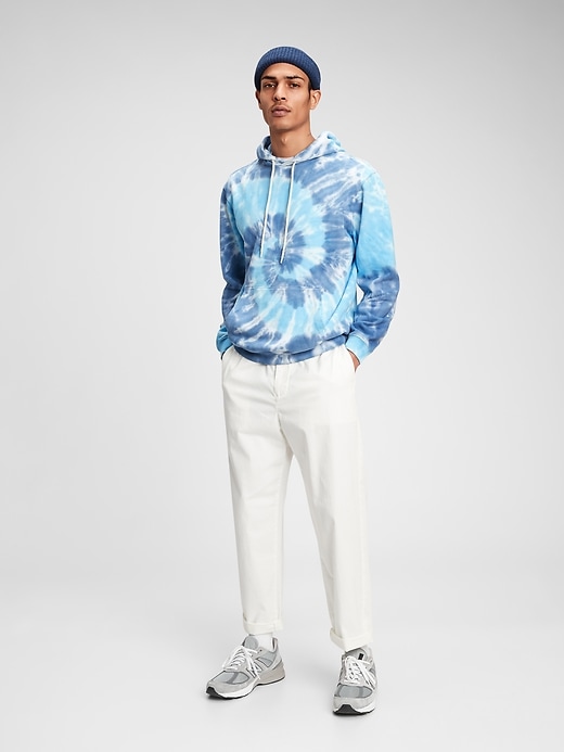 Image number 1 showing, French Terry Tie-Dye Hoodie