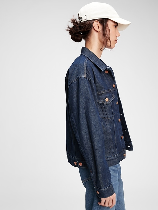 Image number 3 showing, Gap & Jean ReDesign Icon Denim Jacket With Washwell&#153