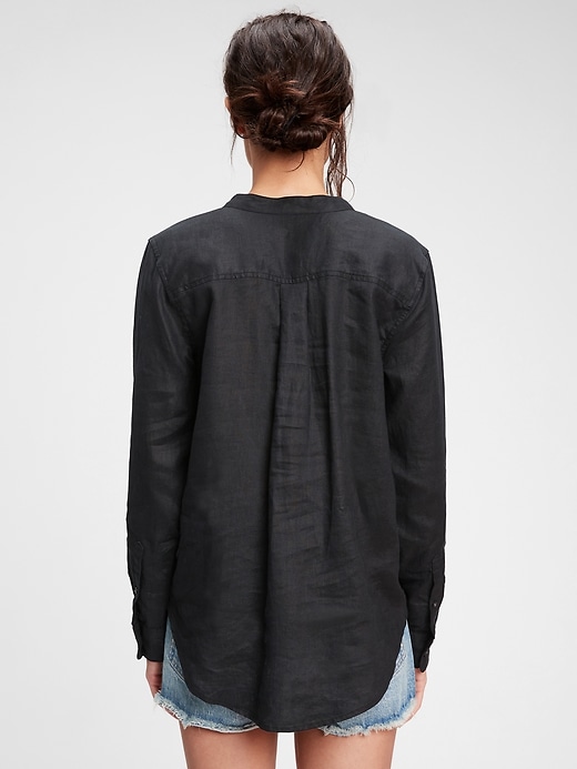 Image number 2 showing, Linen Popover Shirt