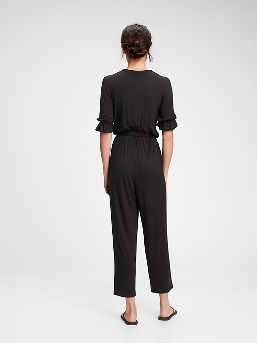View large product image 2 of 7. Button-Front Jumpsuit