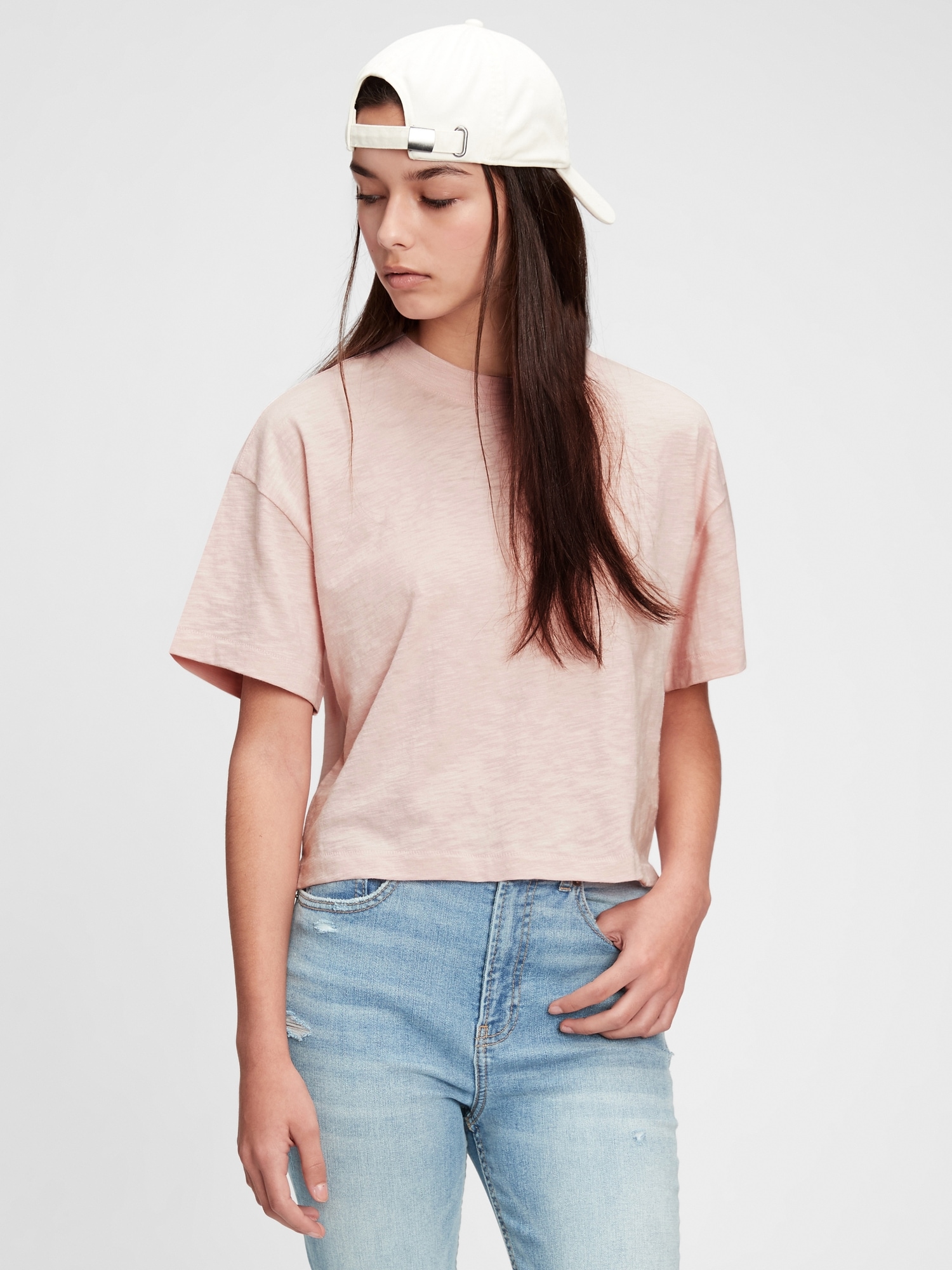 boxy cotton t shirt
