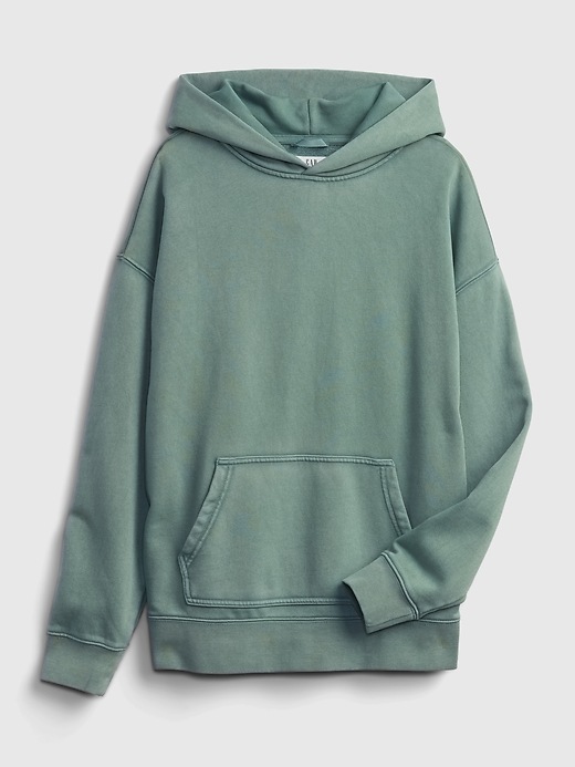 2 of 8 showing, with the color district green of product Teen Knit Hoodie