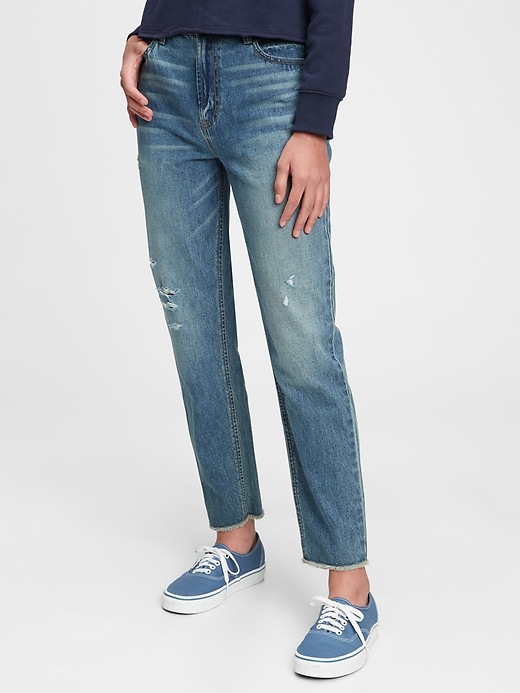 Image number 1 showing, Teen Sky High-Rise Mom Jeans