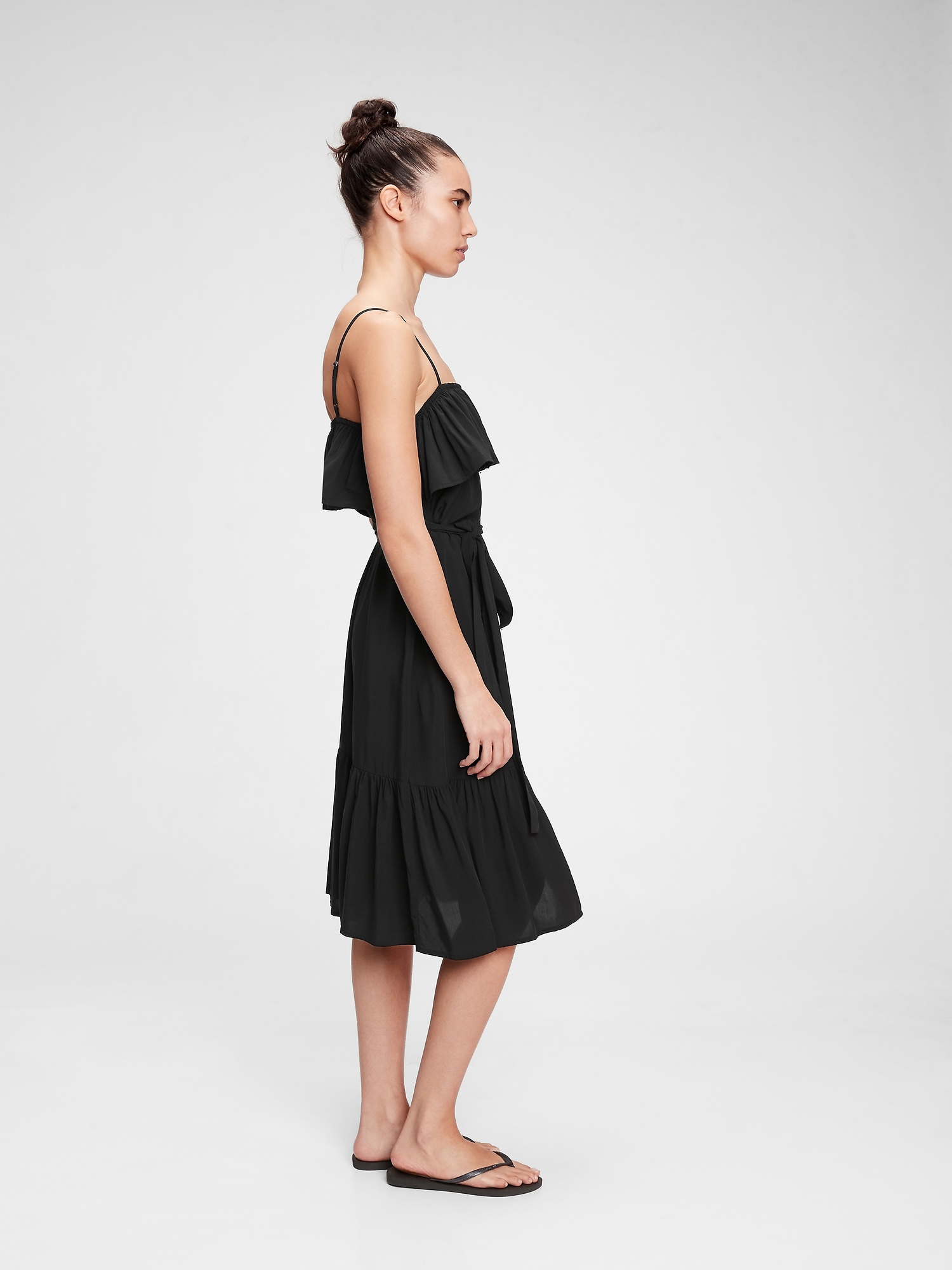 ruffle cami dress