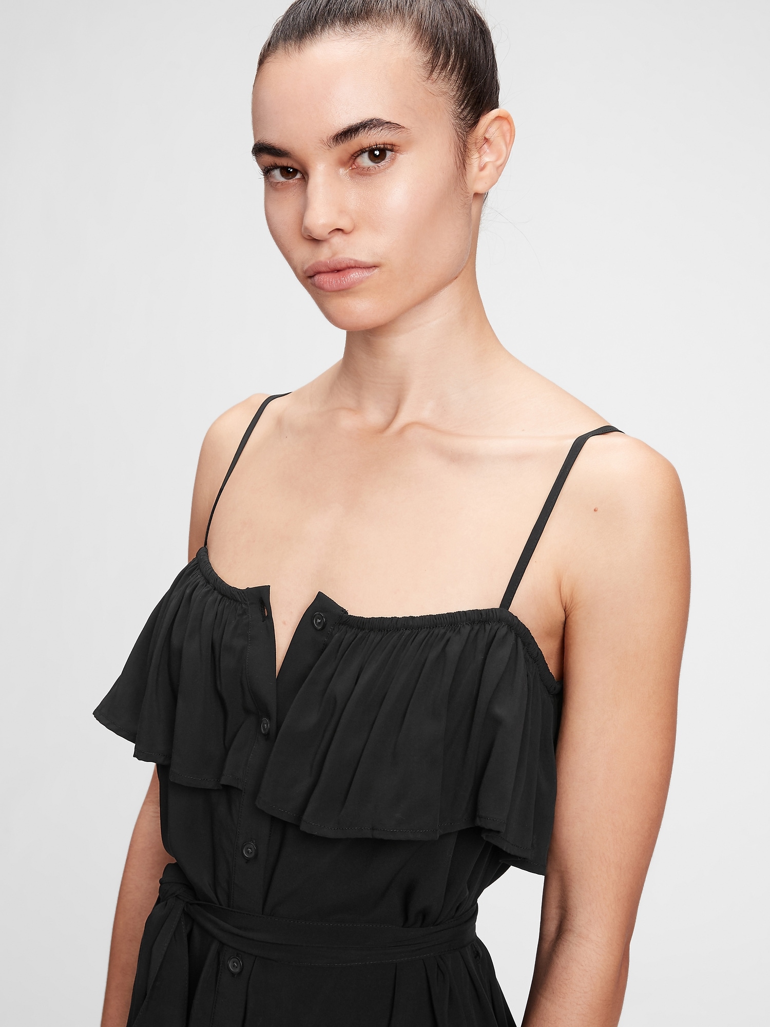 ruffle cami dress