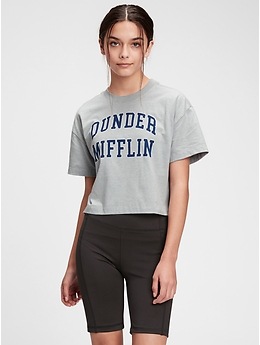 gap cropped t shirt