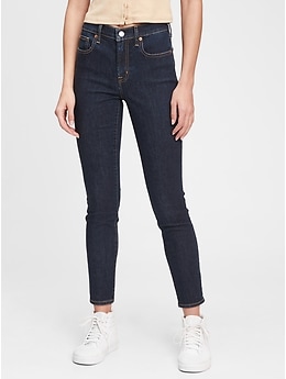 Women`s New Ex-GAP Mid Rise Skinny Jeans Sizes 6-8-10-12-14-16-18-20-22-24 