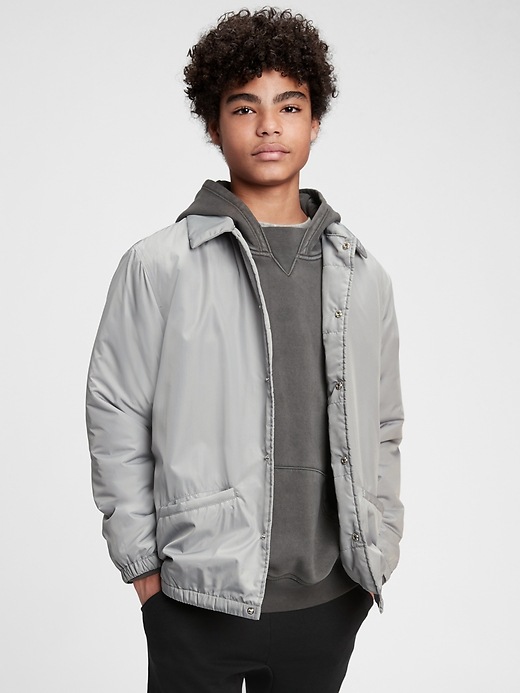 Image number 1 showing, Teen 100% Recycled Polyester Jacket