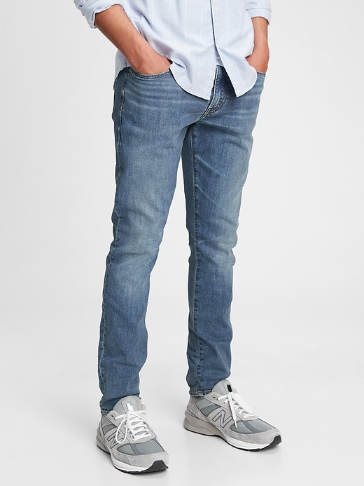 Image number 3 showing, GapFlex Slim Jeans With Washwell&#153