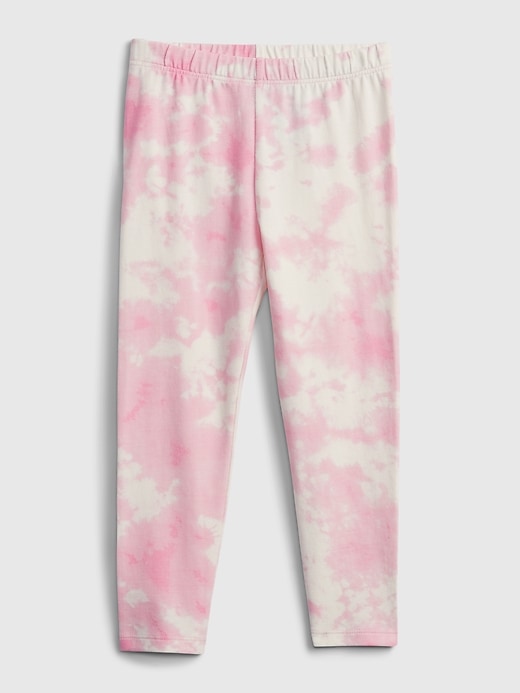 1 of 8 showing, with the color cotton candy of product Toddler Organic Cotton Mix and Match Pull-On Leggings