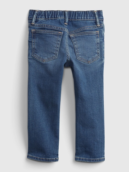 2 of 8 showing, with the color medium wash of product Toddler Gen Good Slim Taper Jeans with Washwell™