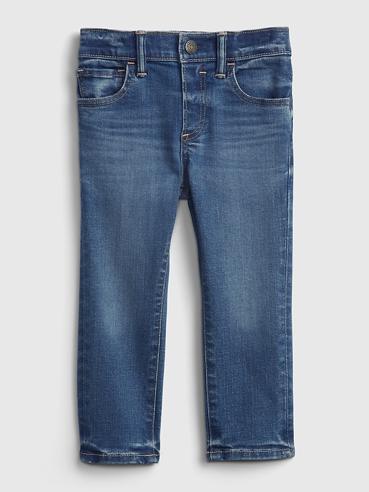 1 of 8 showing, with the color medium wash of product Toddler Gen Good Slim Taper Jeans with Washwell™