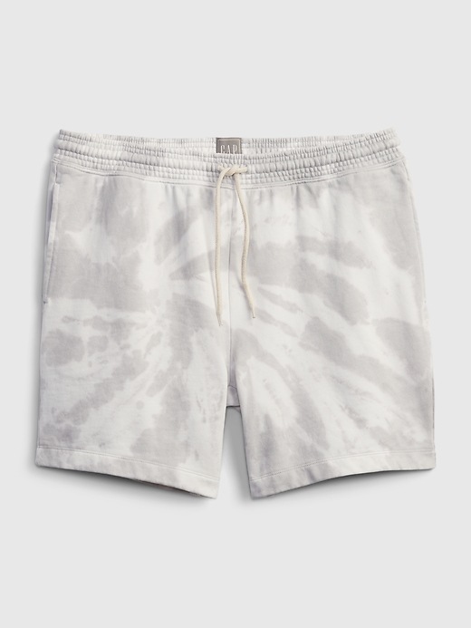 Image number 5 showing, French Terry Tie-Dye Shorts