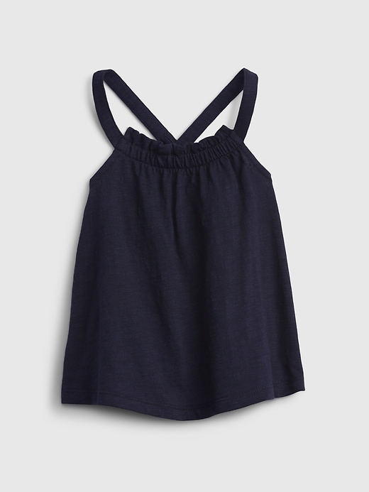 1 of 8 showing, with the color dark night of product Toddler Halter Tank Top
