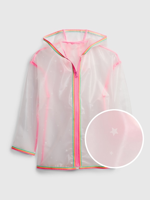 Image number 1 showing, Kids Clear Rain Jacket