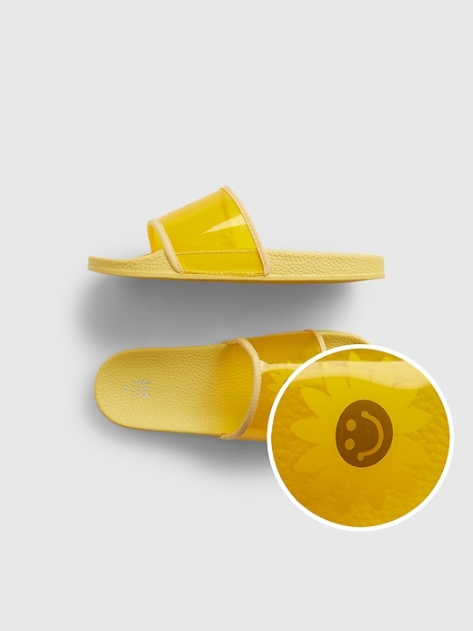View large product image 1 of 1. Kids Flower Slide-Ons