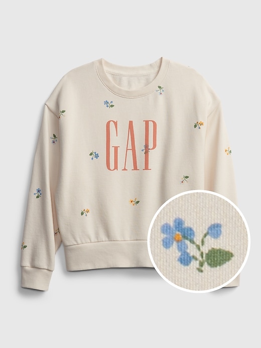 View large product image 1 of 1. Kids Gap Logo Crewneck Sweatshirt