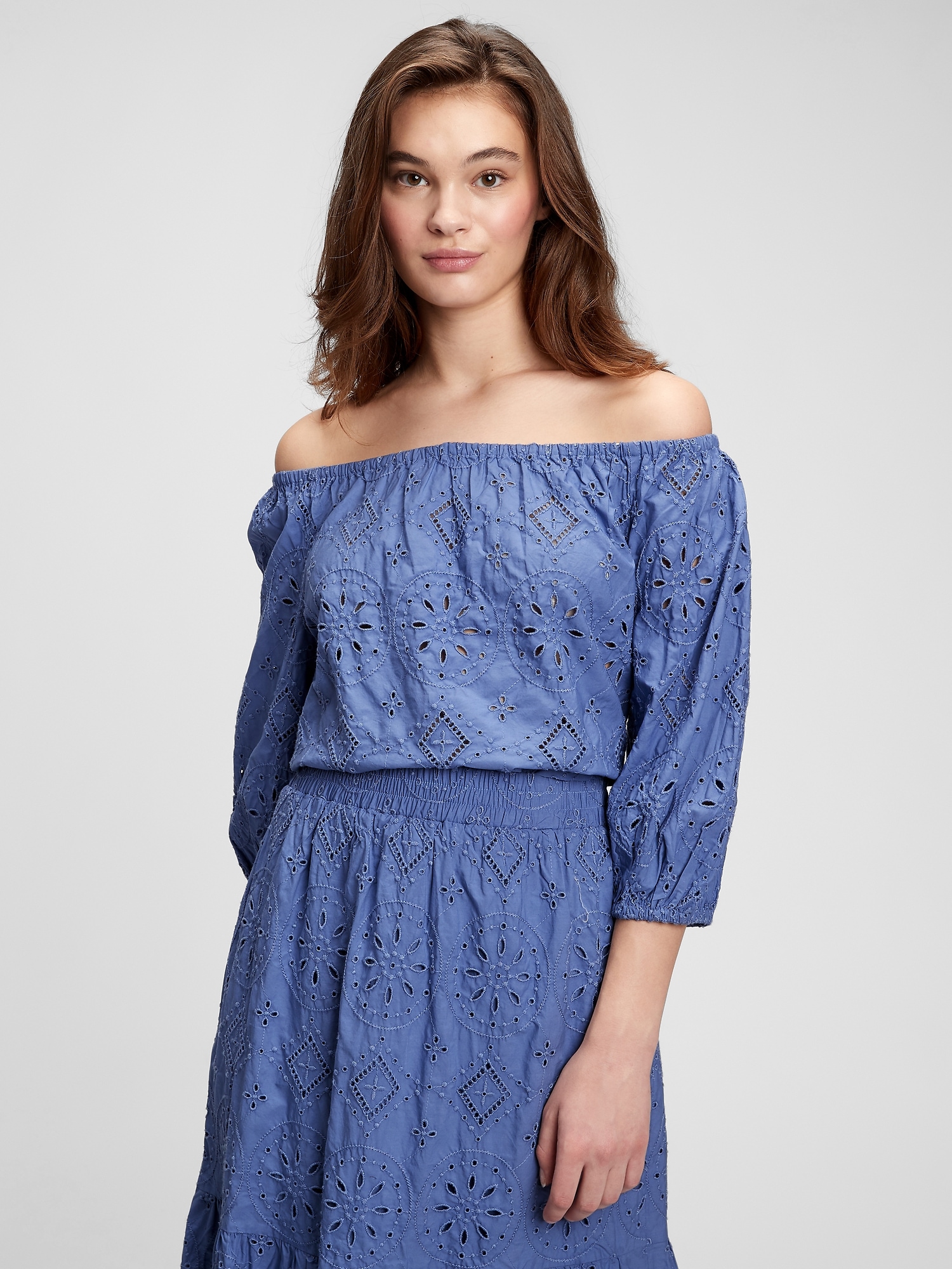 gap off the shoulder dress