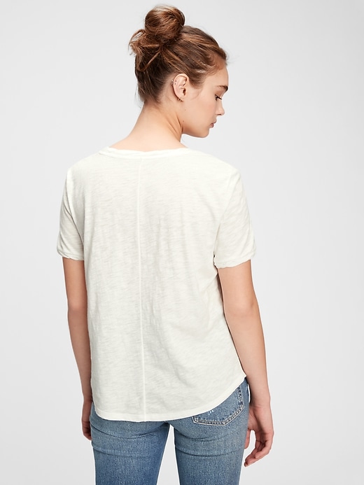 2 of 8 showing, with the color new off white of product The Gen Good T-Shirt