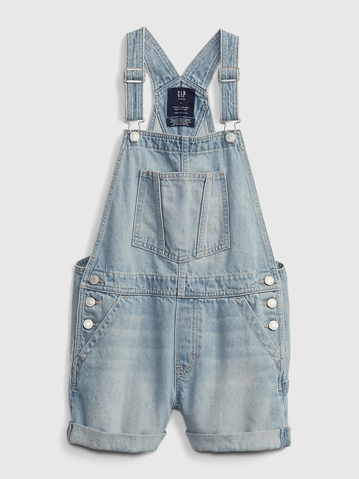 2 of 8 showing, with the color medium wash of product Teen Denim Shortall