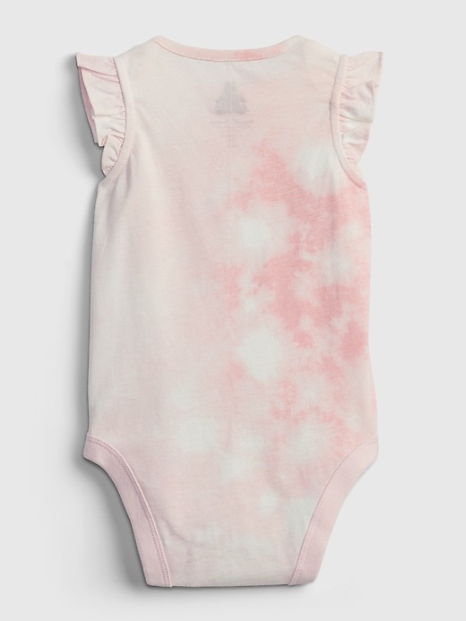 2 of 8 showing, with the color cherry blossom mom of product Baby 100% Organic Cotton Mix and Match Family Bodysuit