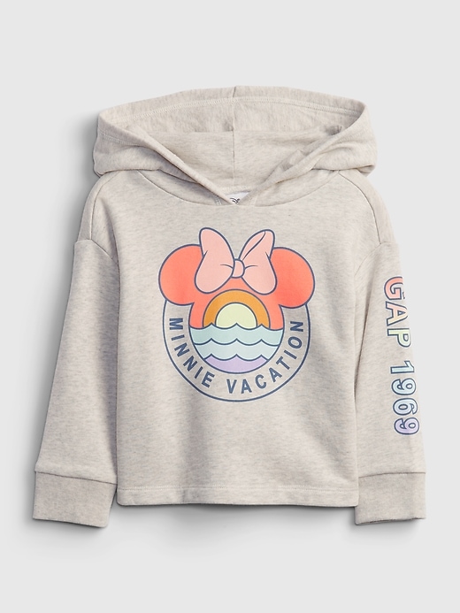 1 of 8 showing, with the color minnie mouse of product babyGap &#124 Disney Minnie Mouse Graphic Hoodie