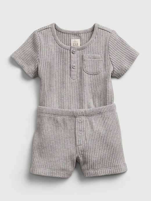 Image number 3 showing, Baby 100% Organic Cotton Outfit Set
