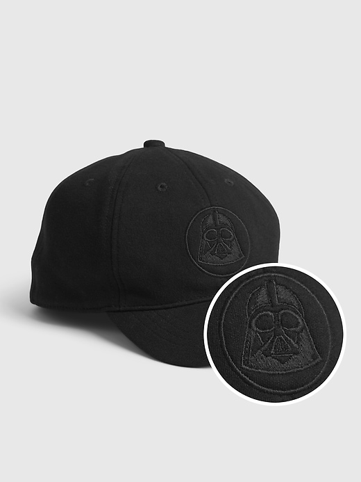 1 of 8 showing, with the color true black of product GapKids &#124 Star Wars™ Darth Vader Baseball Hat