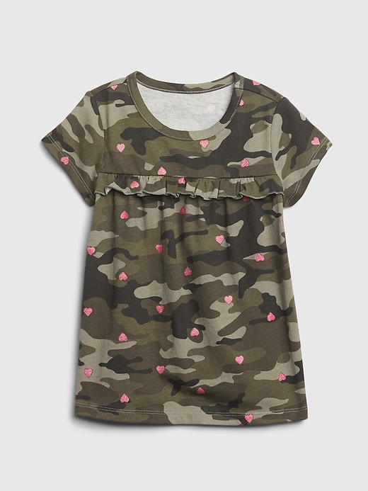 Image number 1 showing, Toddler Mix and Match  Ruffle T-Shirt