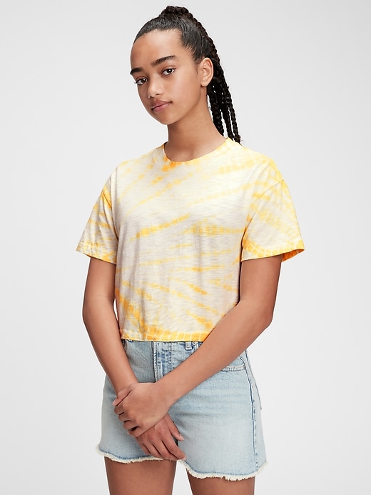 Image number 1 showing, Teen Organic Cotton Boxy T-Shirt