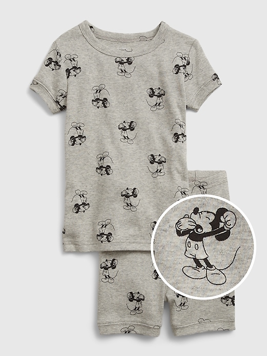 Image number 1 showing, babyGap &#124 Disney Mickey Mouse 100% Organic Cotton PJ Set