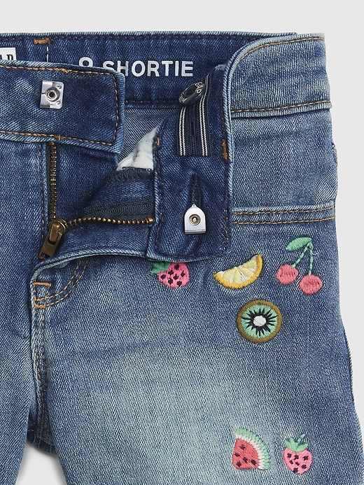 Image number 4 showing, Kids Denim Shorts with Stretch