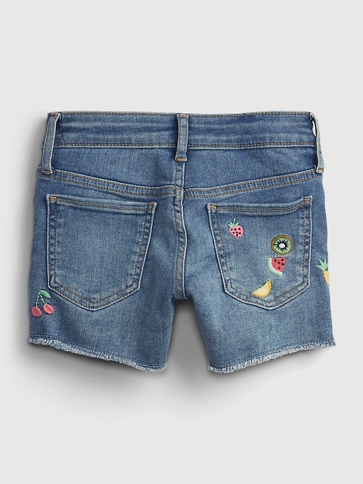 Image number 3 showing, Kids Denim Shorts with Stretch