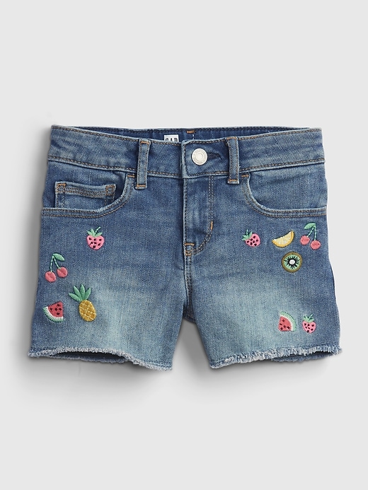 Image number 2 showing, Kids Denim Shorts with Stretch