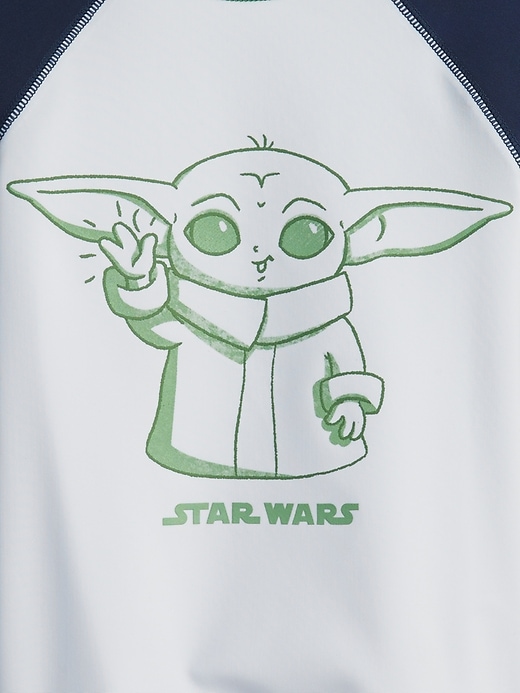 Image number 3 showing, babyGap &#124 Star Wars&#153 Graphic Recycled Swim Rash Guard Top